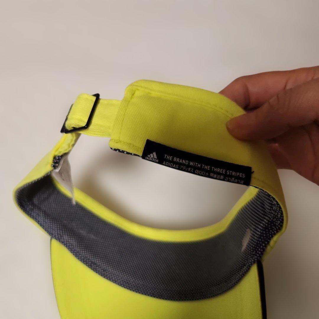 ADIDAS ゴルフウェア上下セットにサンバイザー