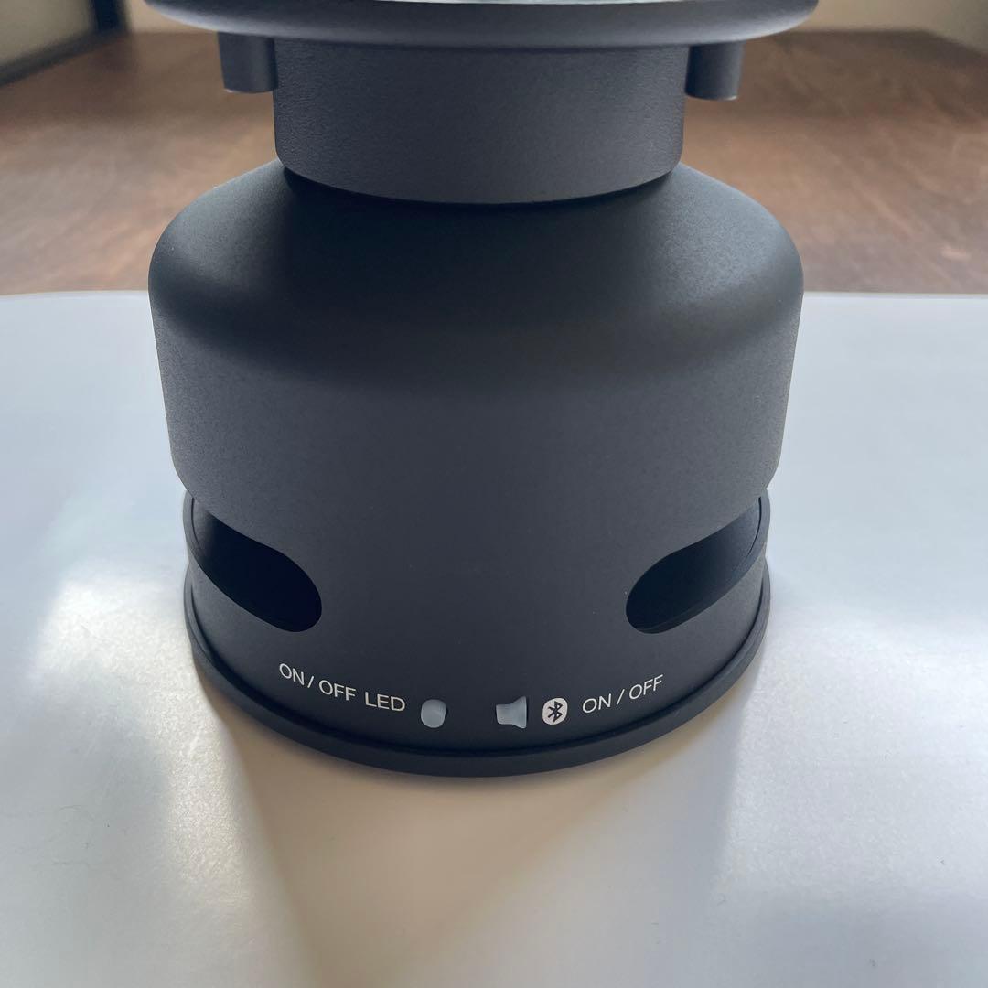 DAIKO LED Bluetoothスピーカー　音タン ブラック ランタン