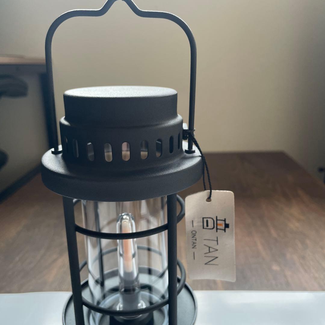 DAIKO LED Bluetoothスピーカー　音タン ブラック ランタン