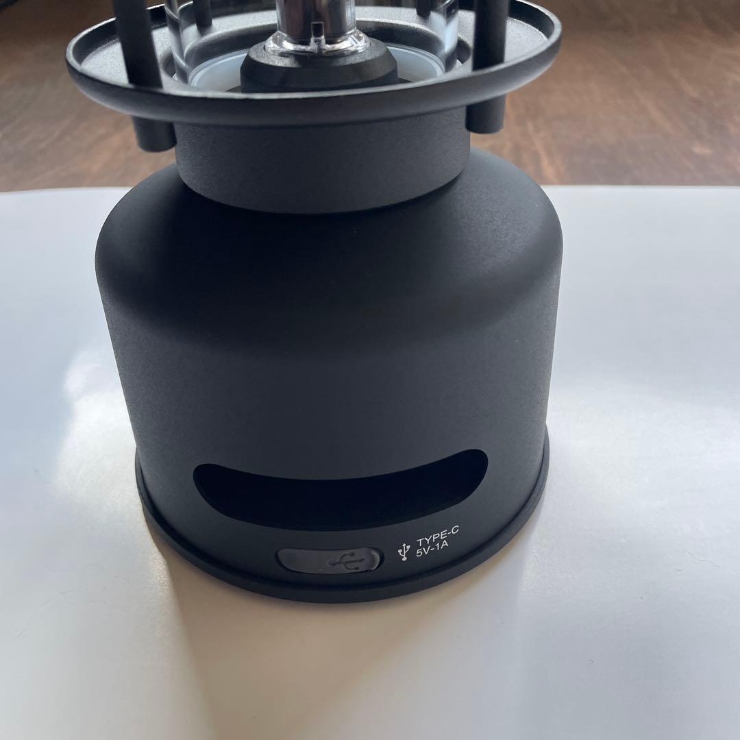 DAIKO LED Bluetoothスピーカー　音タン ブラック ランタン