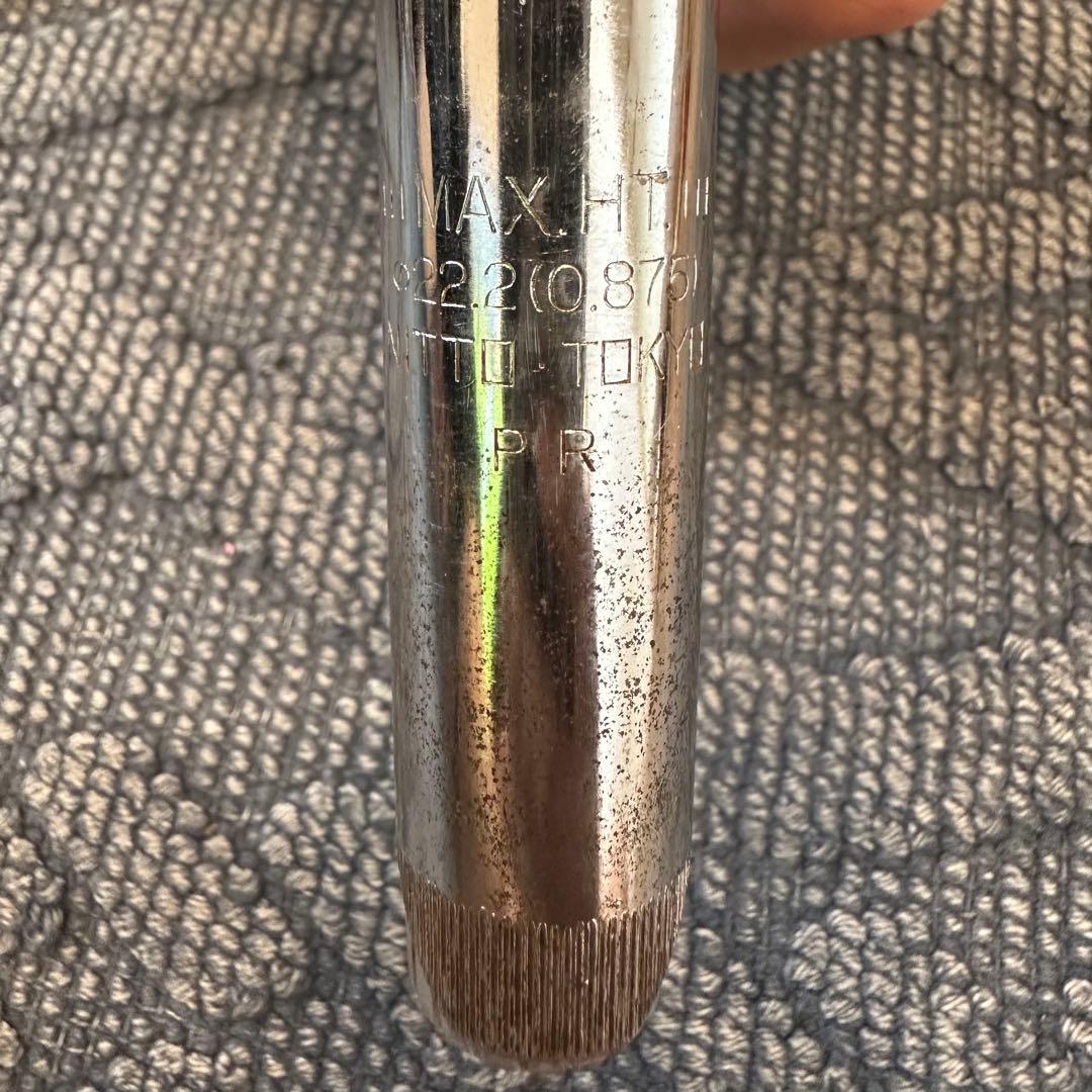 NJS NITTO 日東 ステム 鉄 115mm 58度