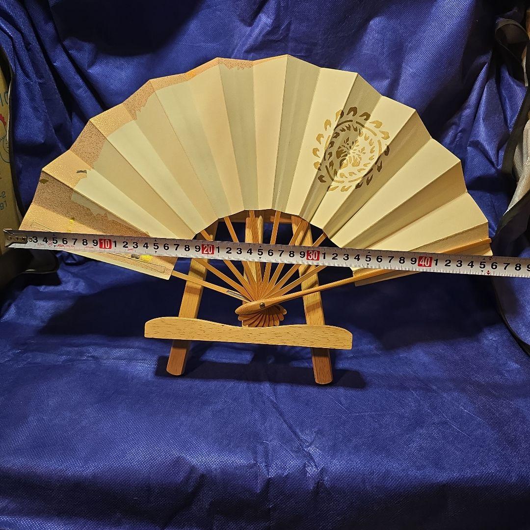 昭和レトロ 沢瀉紋 舞扇子