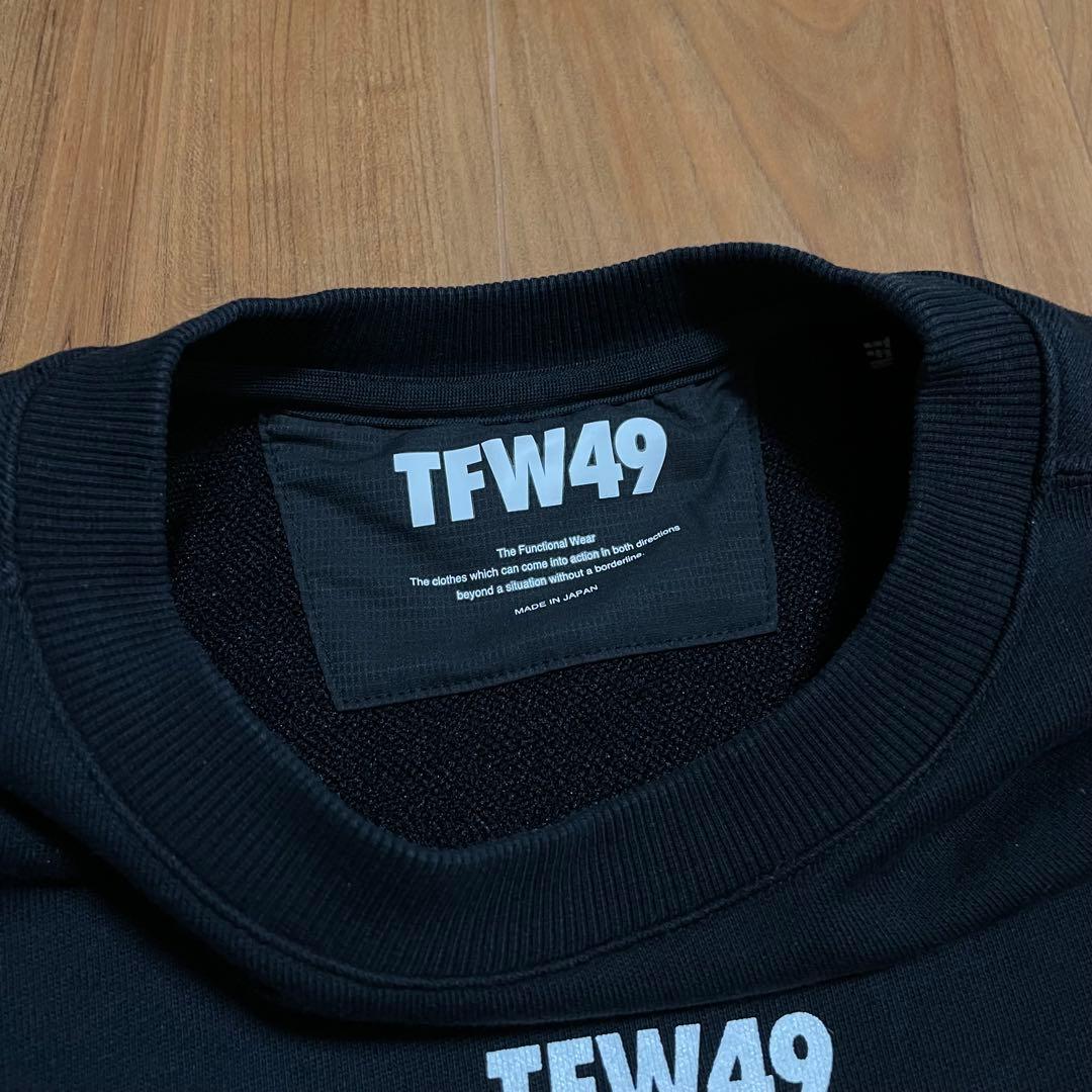 TFW49 アクティブスウェット Tシャツ　半袖　ブラック　4 ゴルフ