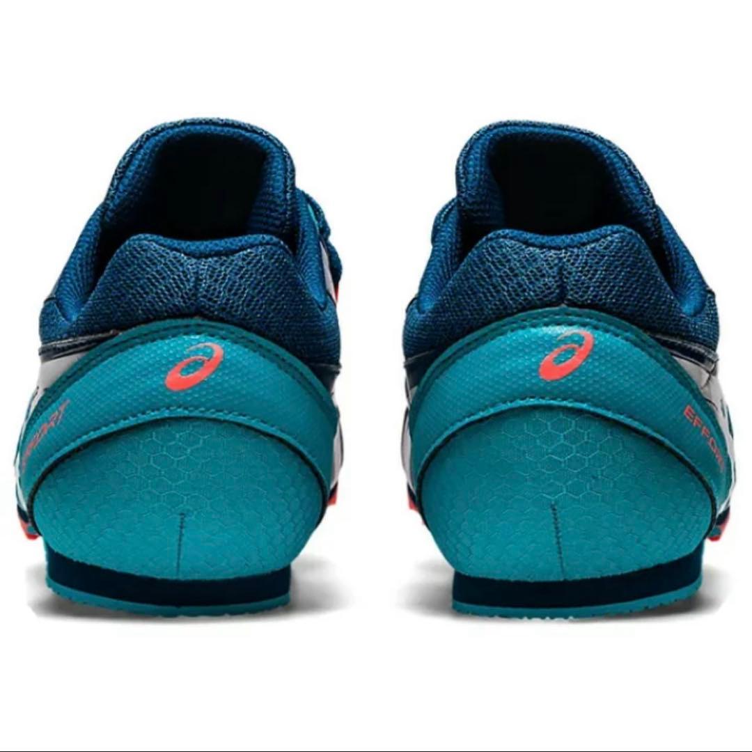 新品 asics 陸上競技用スパイクシューズ ネイビー　24.5cm
