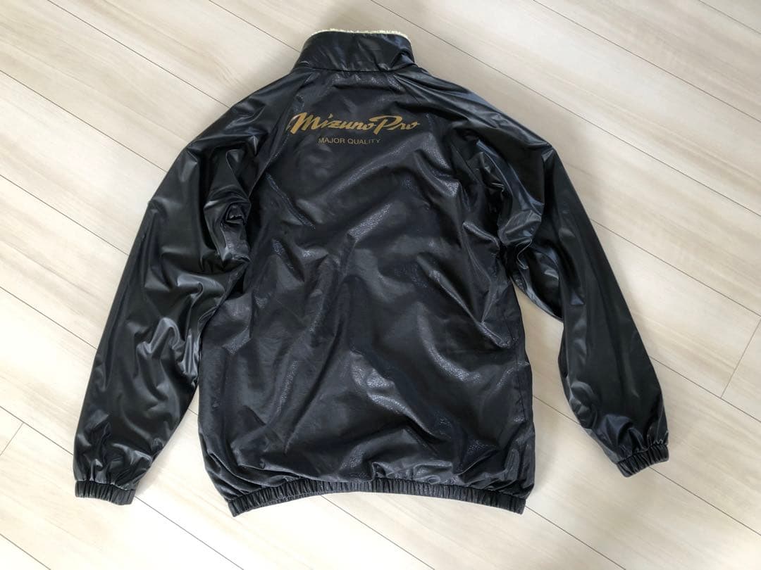 MizunoPro ハーフジップジャケット ブラック　Oサイズ