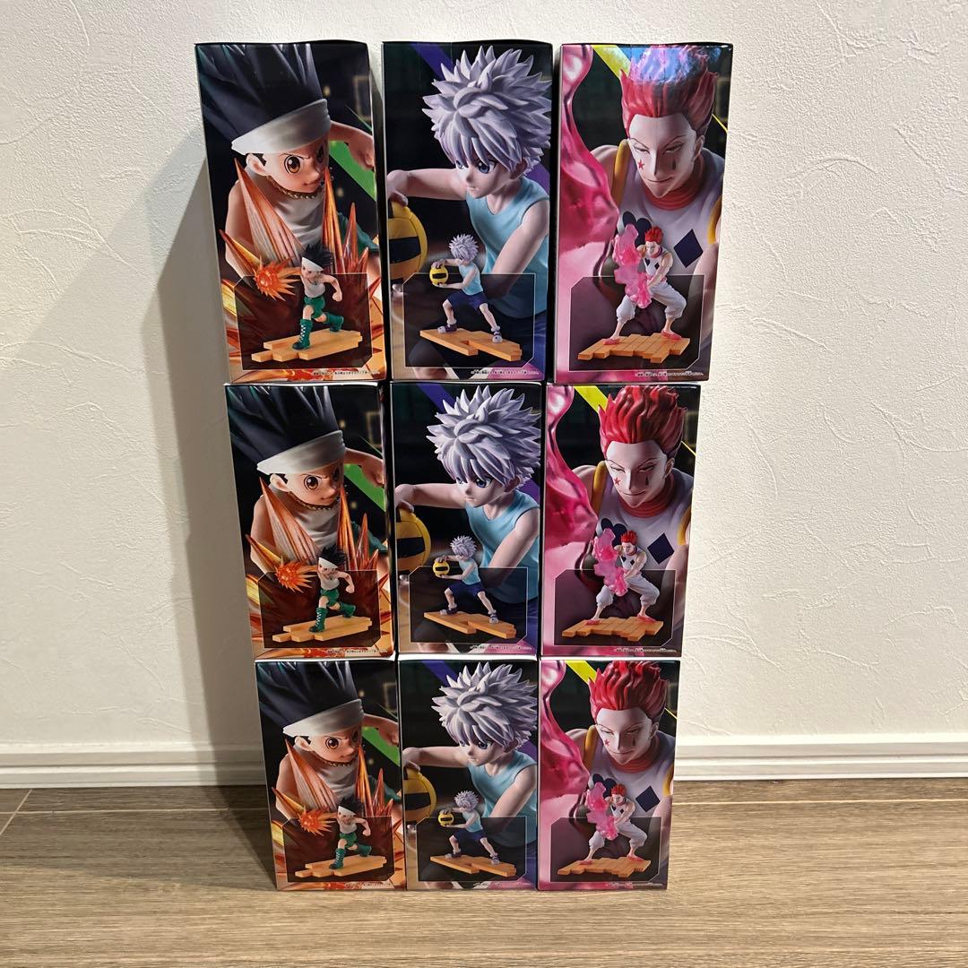 HUNTER×HUNTER フィギュア　ゴン　ヒソカ　キルア　9点セット