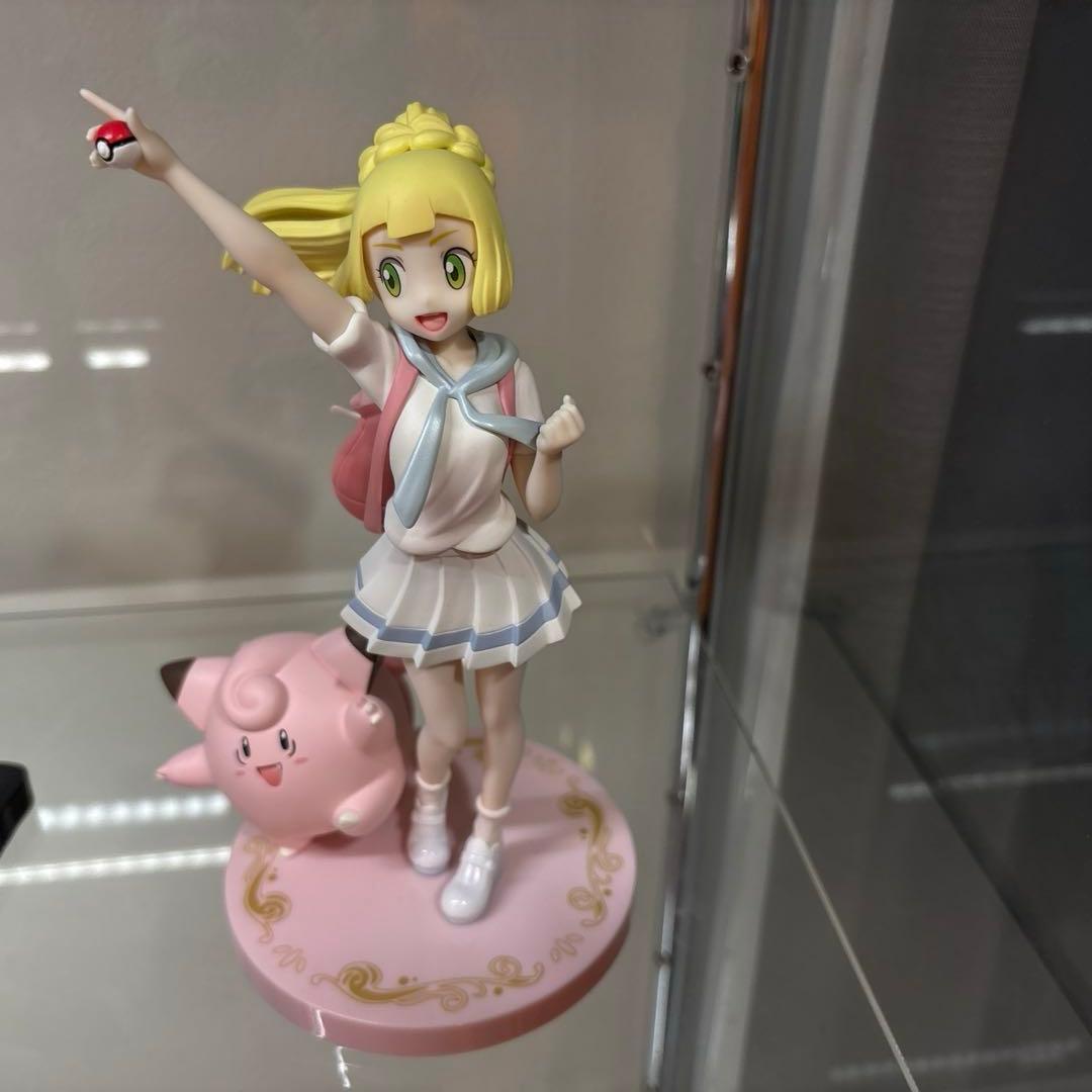 ポケモン　フィギア　メイ　リーリエ　ナンジャモ　ぬいぐるみ、クリアファイル付き