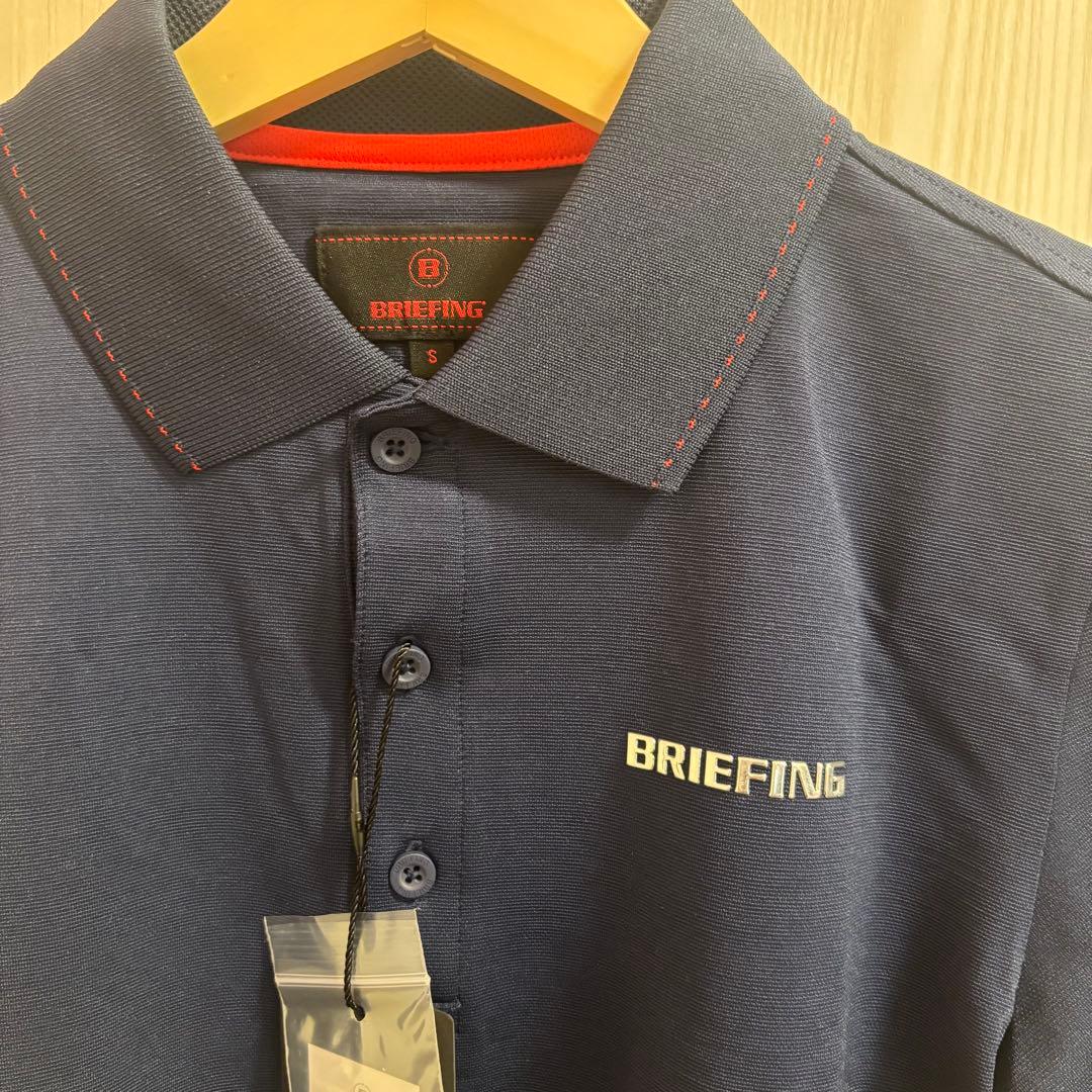 BRIEFING GOLF×ASO飯塚×ブリヂストン　ポロシャツ　未使用メンズS