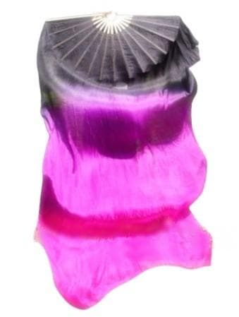 新品★ビッグファンベール★右手のみ★黒紫ピンク