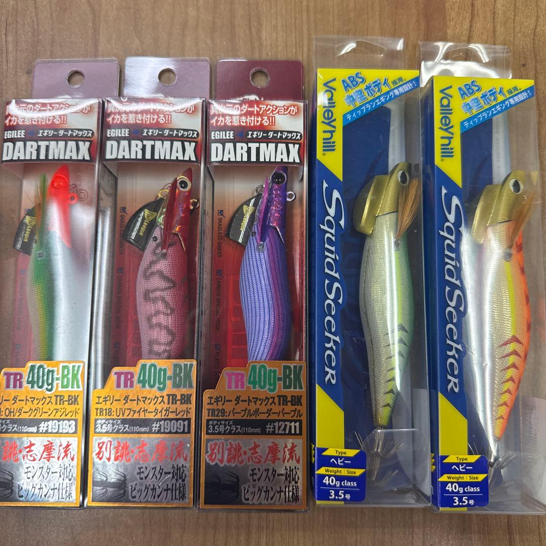 ルアー・フライ DARTMAX TR 40g-BK & Squid Seeker 40g