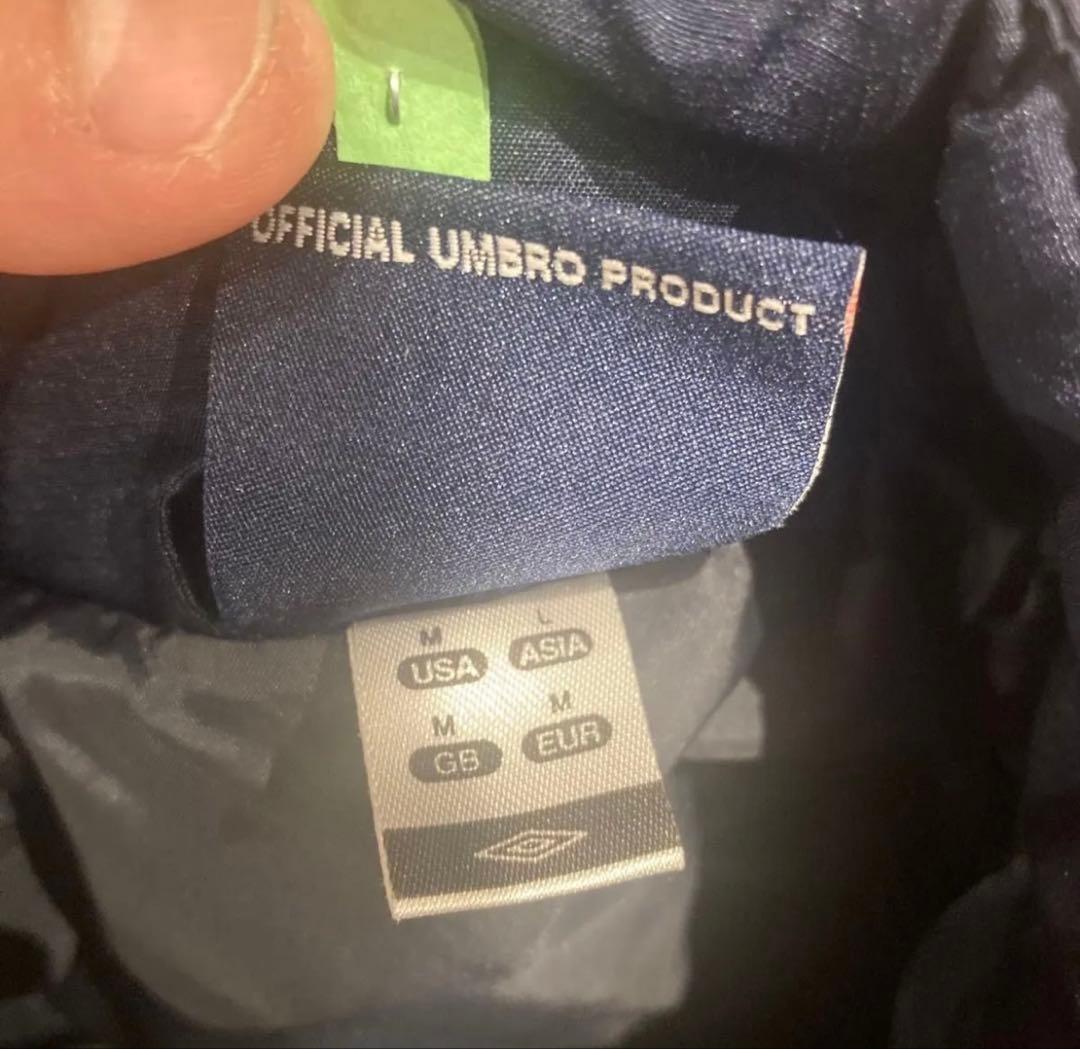 【年末価格】UMBRO イングランド代表 中綿ジャケット L ネイビー ダウン