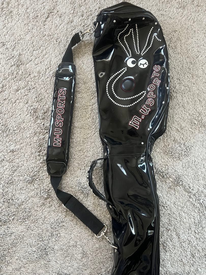 m.u SPORTS ゴルフキャディバッグ 黒