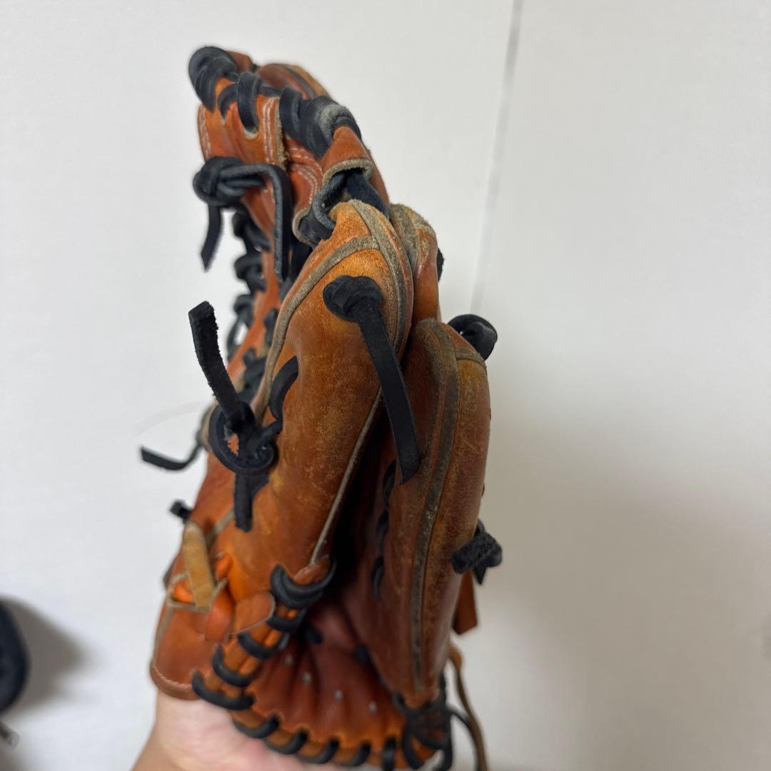 S*S様 ZETT 硬式グローブ オレンジ 右投げ用外野手