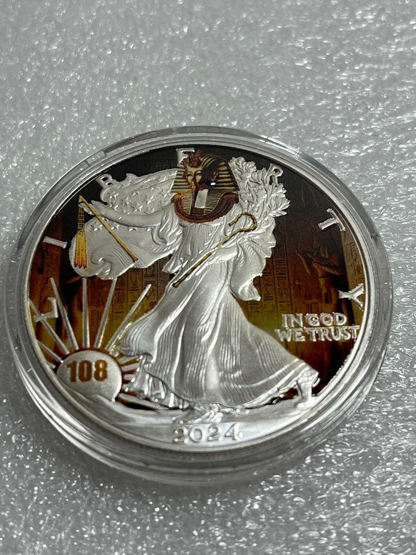 2024　ツタンカーメン　アメリカンイーグル　リバティ　1オンス　銀貨　