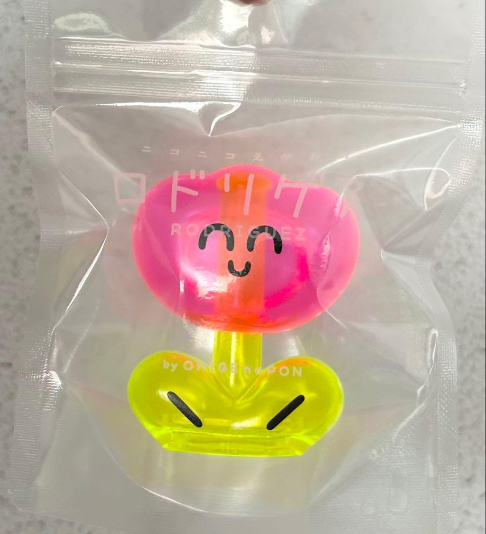 新品 おひげのポン ロドリゲス ネオンピンク クリアソフビ フィギュア
