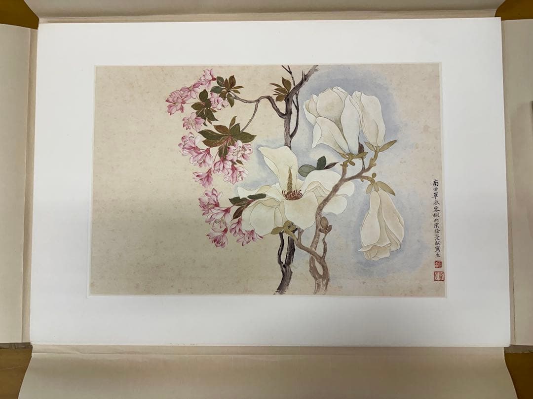 清 惲壽平花卉山水合冊 王翬