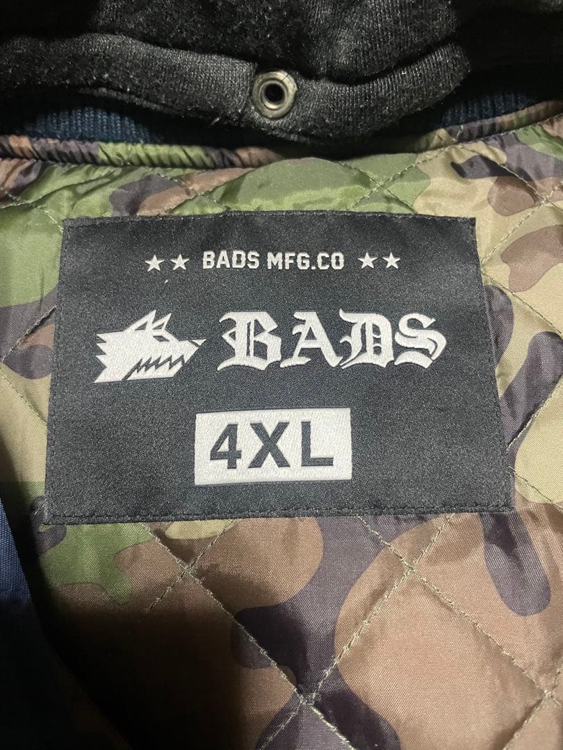 BADAS バダス ビッグサイズ スノボウエア パーカー コーチジャケット