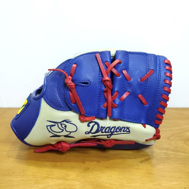 ミズノ 名古屋ドーム 記念グラブ 5選手サイン刻印 Mizuno 軟式グローブ