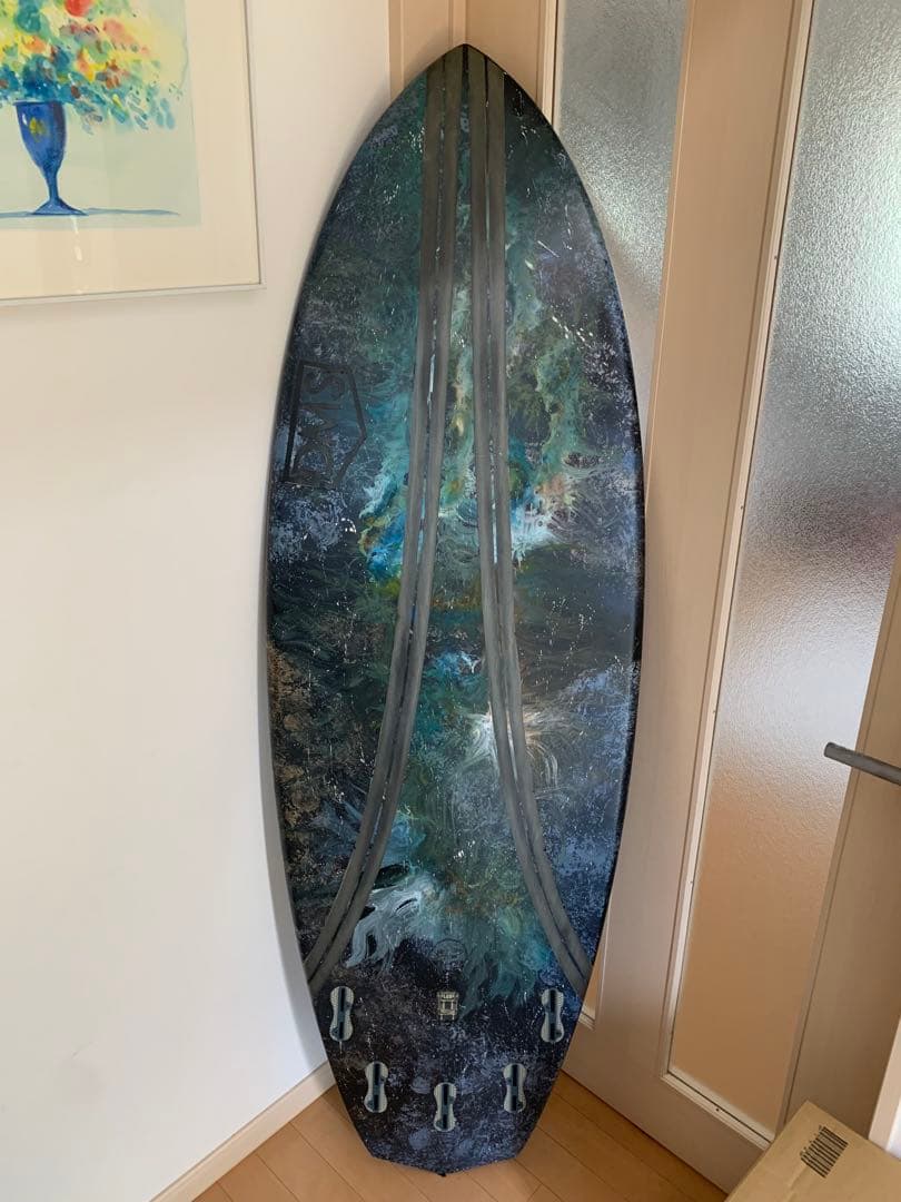 送料込! ショートボード 5’9. 5フィン トライフィン　 サーフボード