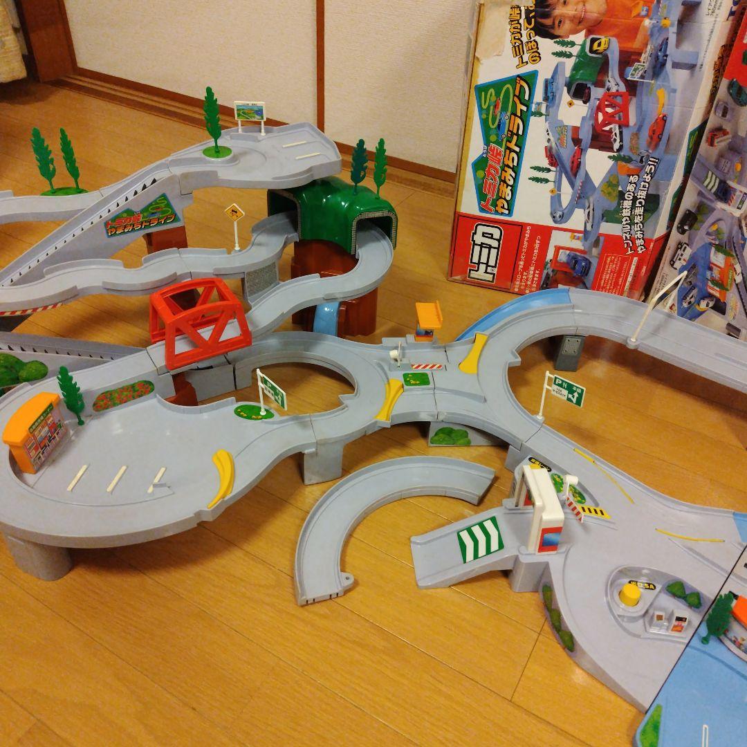 動作OK 小物完備トミカ峠やまみちドライブ 高速道路にぎやかドライブ セット
