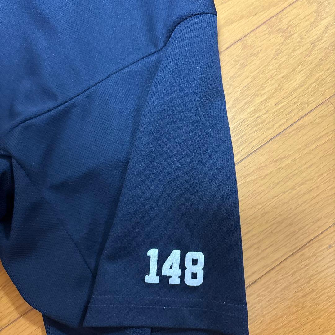 高川学園 バレーボール 練習着Tシャツ 国体 日本一 紺 3XL ミズノ