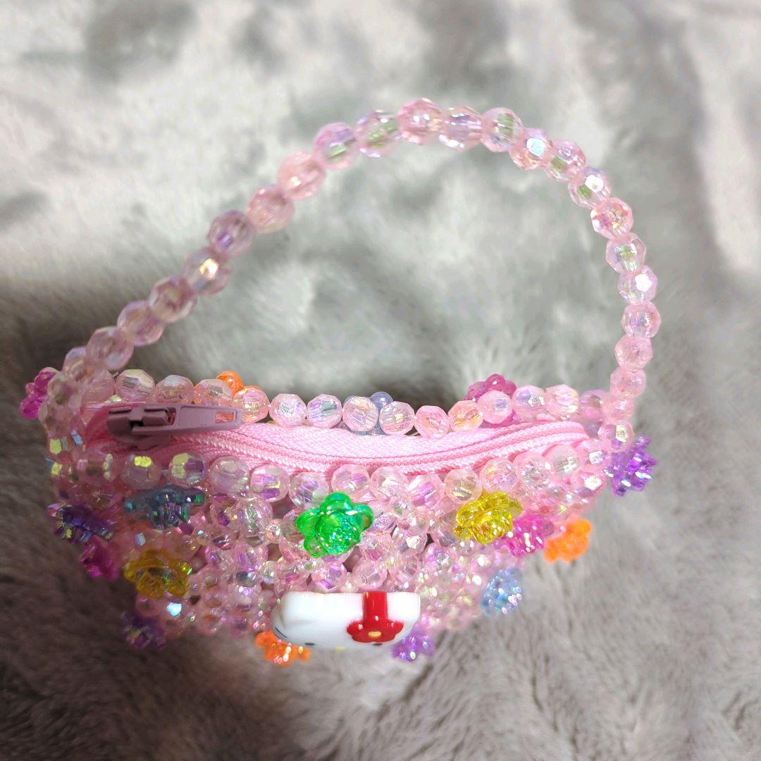 Sanrio HelloKitty ビーズバッグ レトロ