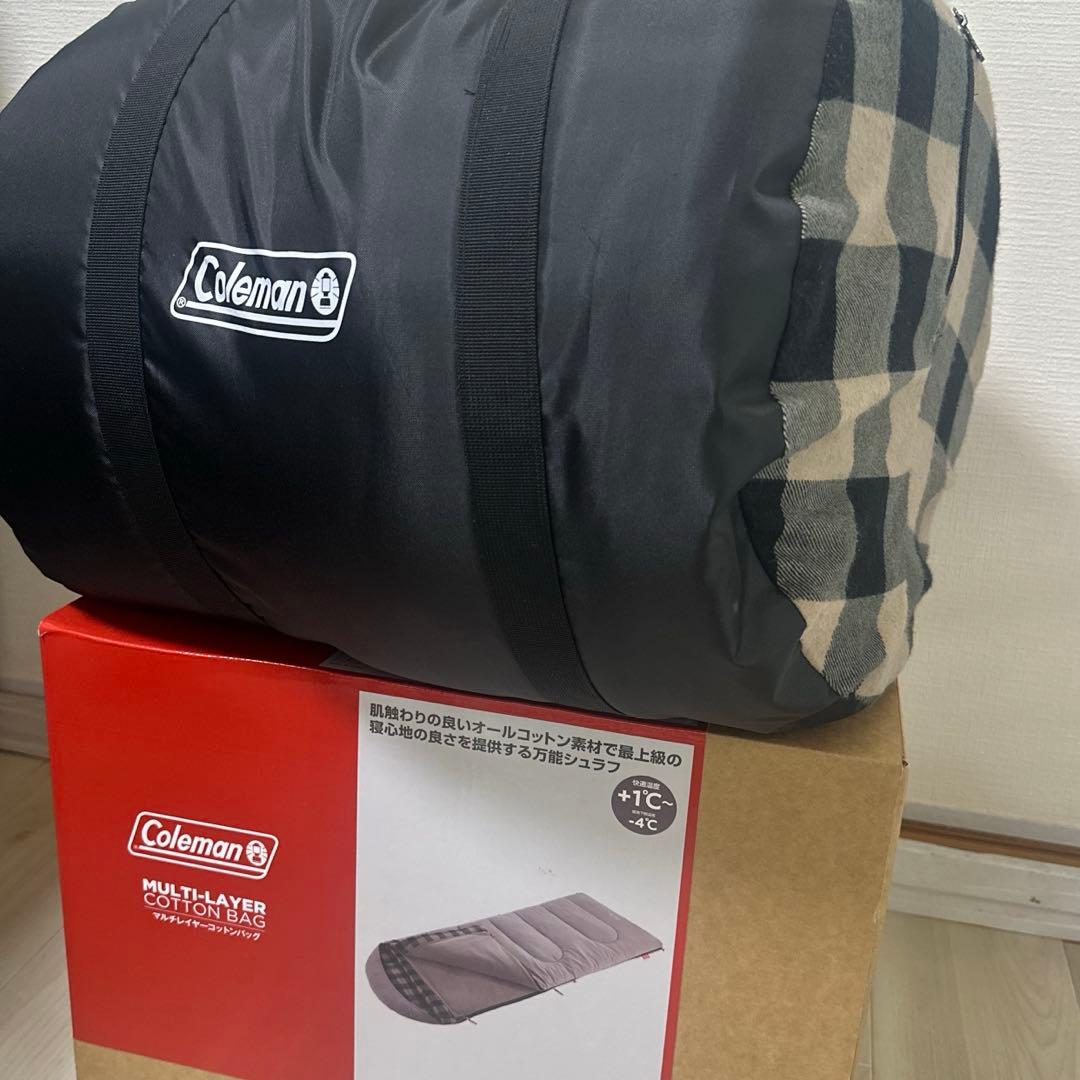 Coleman コールマン マルチレイヤーコットンバッグ グレージュ シュラフ