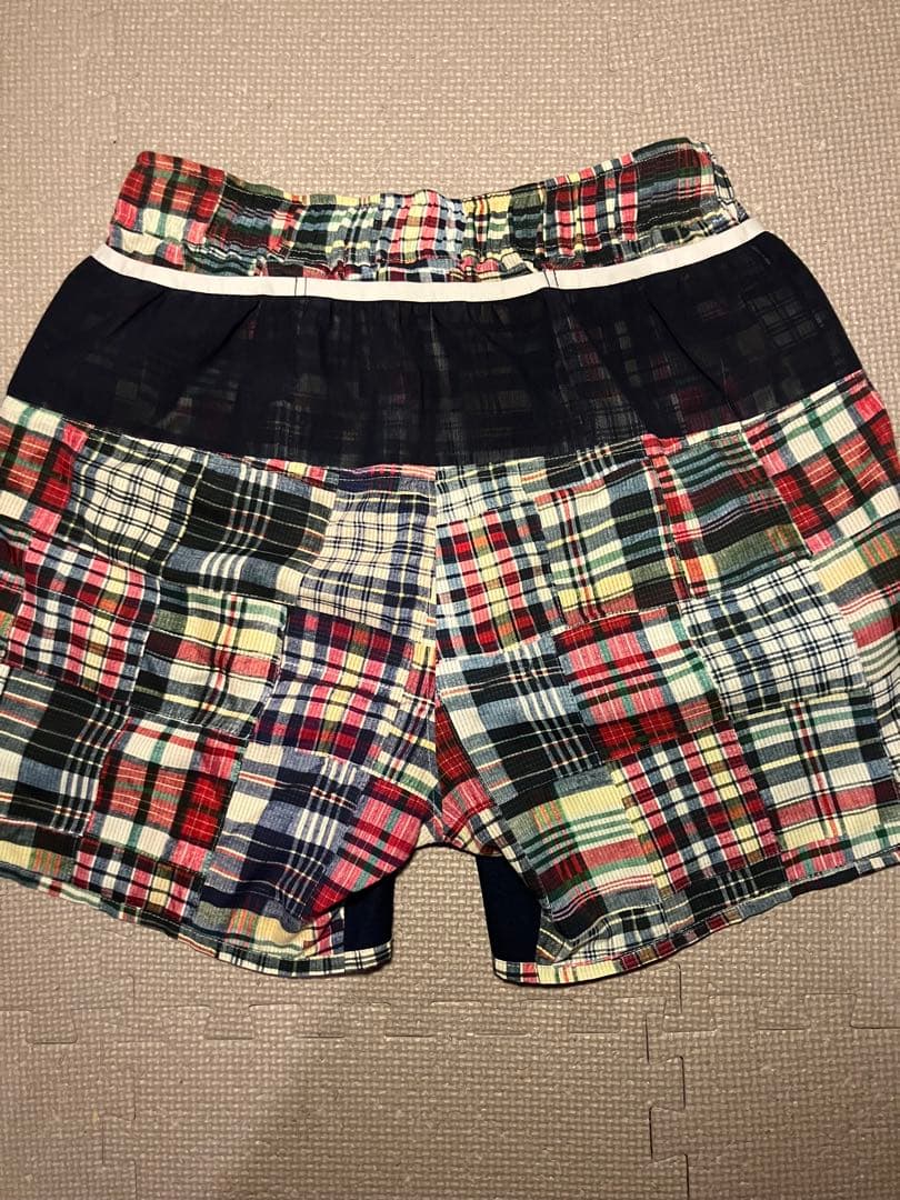 マウンテンマーシャルアーツ チェック柄ショートパンツ