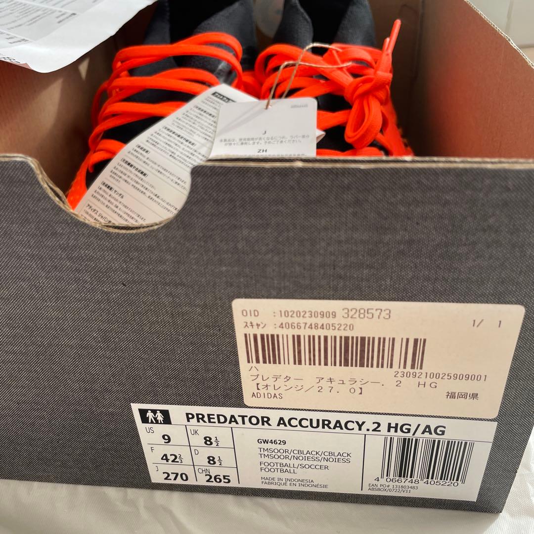 【新品タグ付き】adidas PREDATOR ACCURACY.2 HG/AG