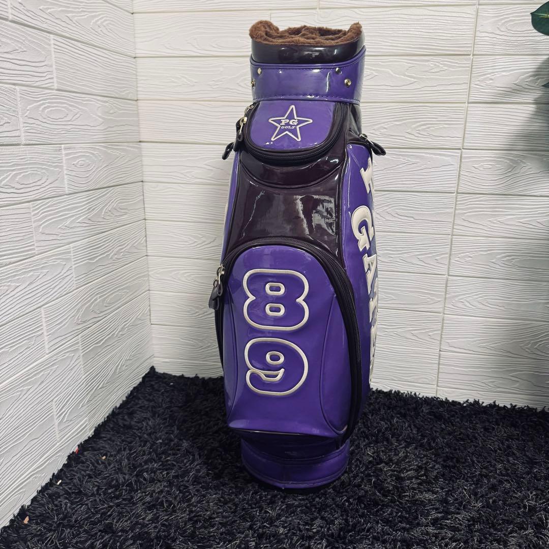 PEARLY GATES 紫 キャディバッグ