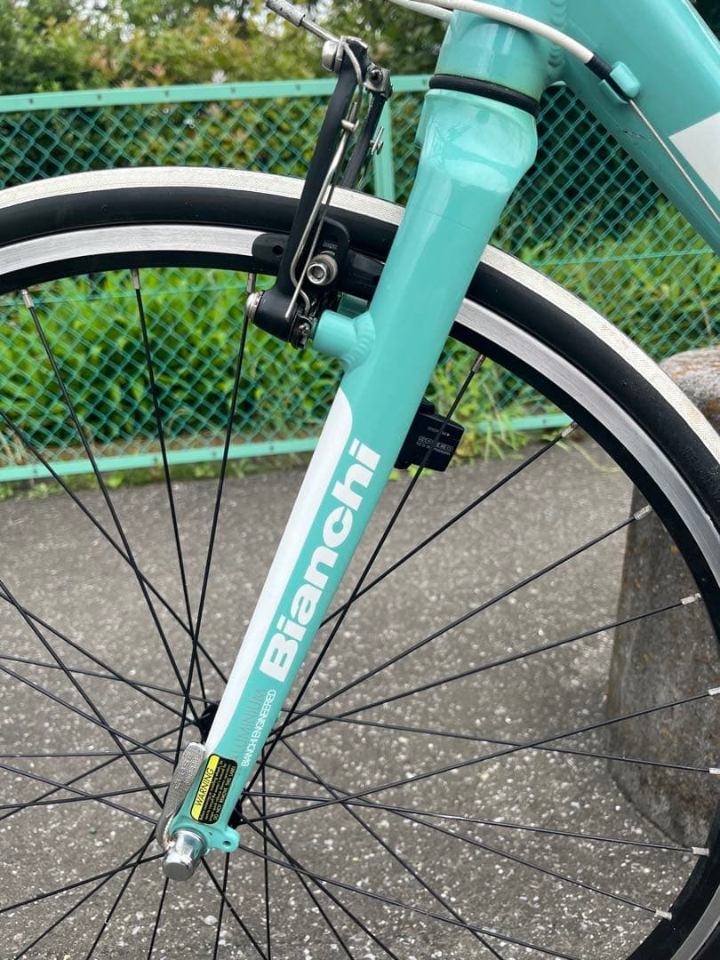 【QaDa】Bianchi ROMA 2 クロスバイク チェレステ
