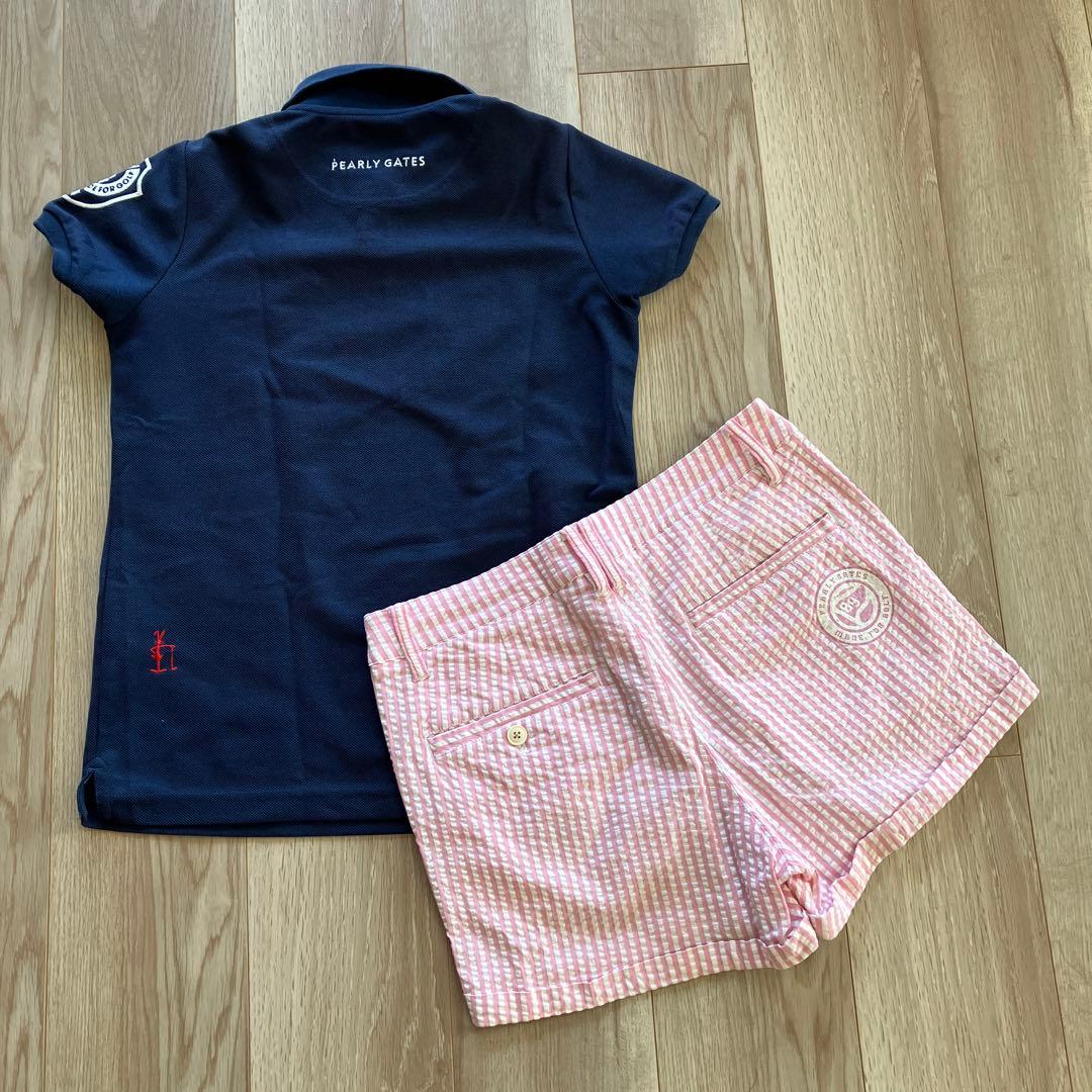 ❣️別売り可能❣️パーリーゲイツ　ポロシャツ　ショートパンツ　セットアップ