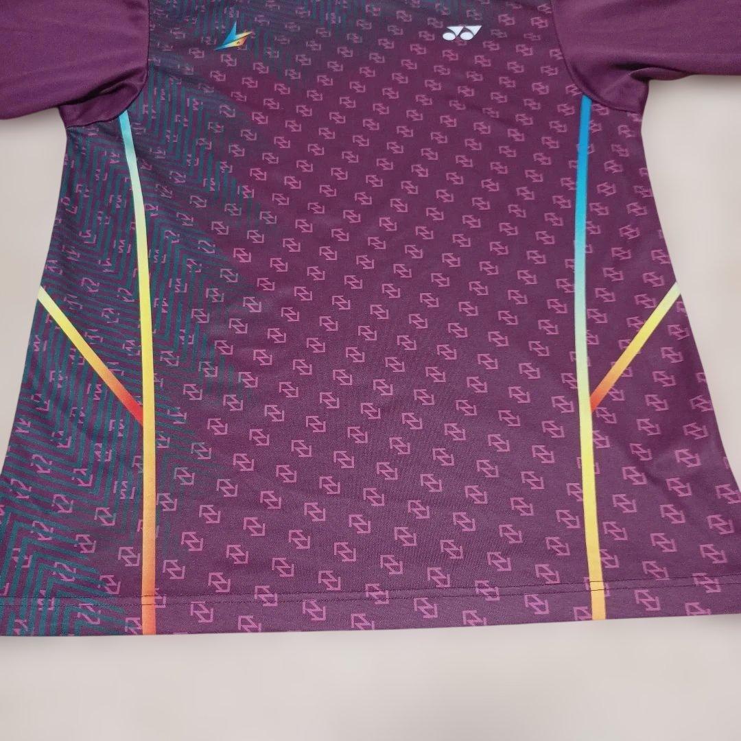 YONEX ゲームシャツ リンダンモデル ユニフォーム 総柄 L 数量限定