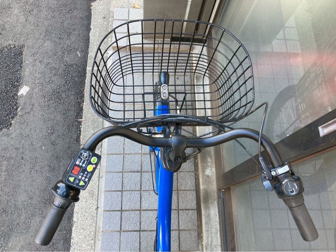 中古電動自転車　ヤマハ pas babby 20インチ ブルー 横浜　№3737