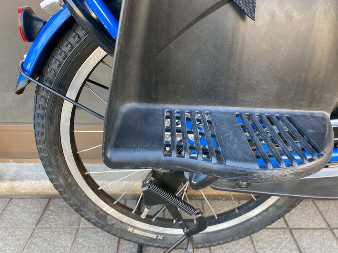 中古電動自転車　ヤマハ pas babby 20インチ ブルー 横浜　№3737
