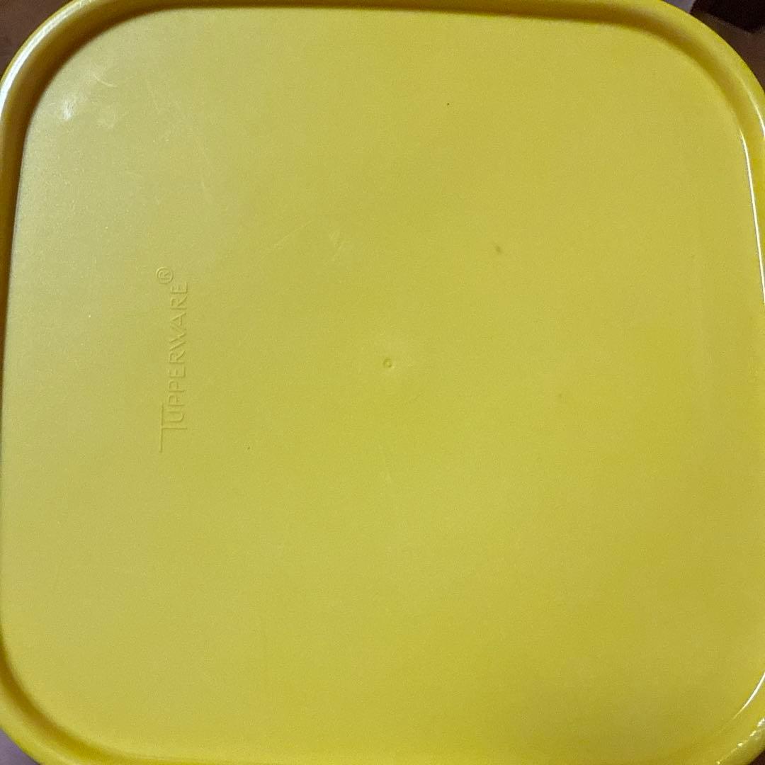Tupperwareタッパーウェア MMスクエア#1旧ロゴ4個セット