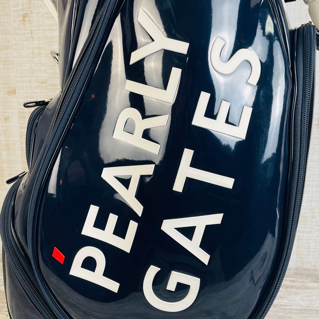 PEARLY GATES パーリーゲイツ　ツアーモデル　エナメルキャディバッグ