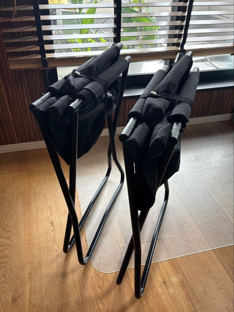 オンウェー Chair-X チェアエックス 2セット ブラック キャンプ チェア