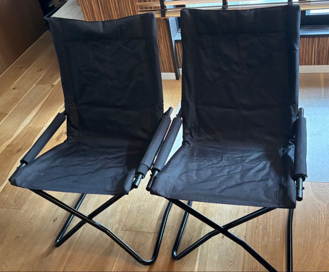 オンウェー Chair-X チェアエックス 2セット ブラック キャンプ チェア