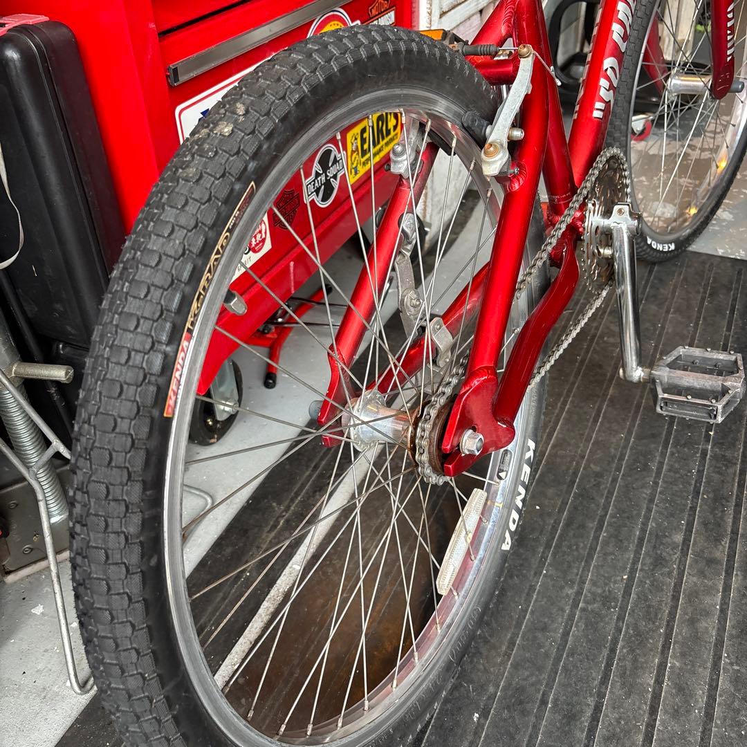 ［引き取り限定］SEBIKES BMX レッド 24インチ　整備済み！