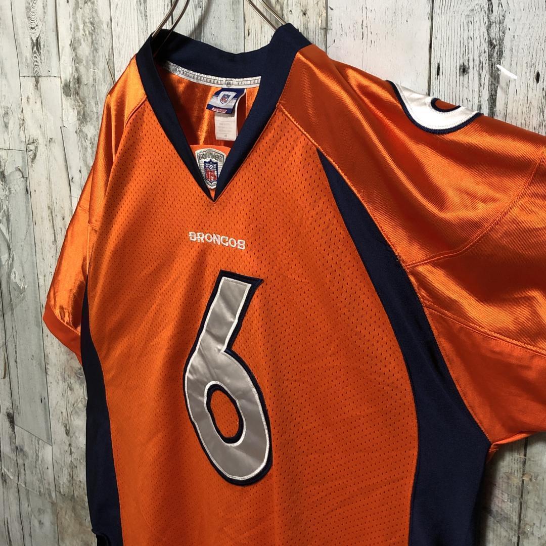 NFL ブロンコスリーボック アメフト ゲームシャツ ユニフォーム 刺繍 2XL