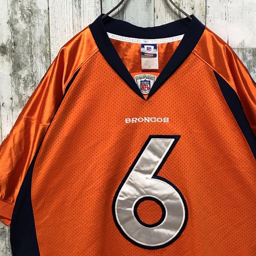 NFL ブロンコスリーボック アメフト ゲームシャツ ユニフォーム 刺繍 2XL