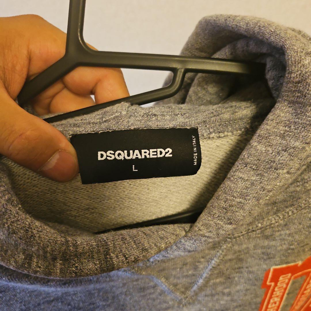 DSQUARED2 グレー フーディー Lサイズ