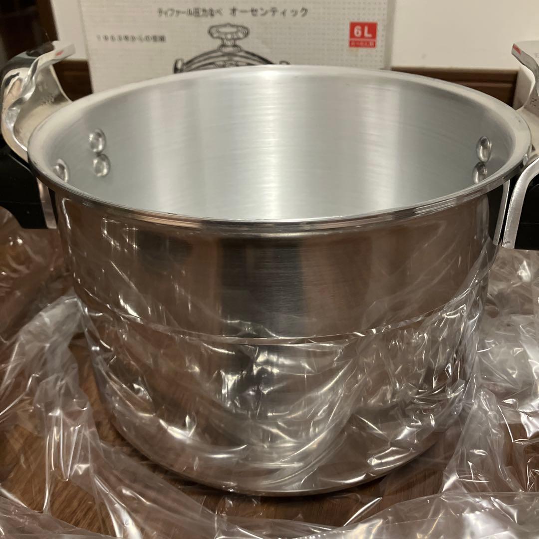 JUN【新品・未使用】T-FAL 圧力鍋 オーセンティック 6L