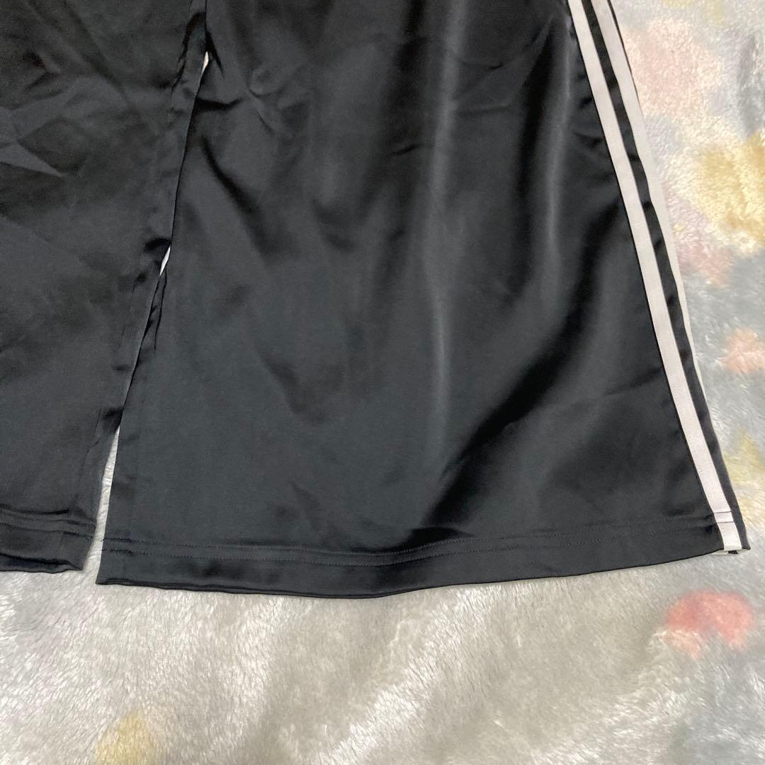 adidas サテンワイドレッグパンツ　2XL