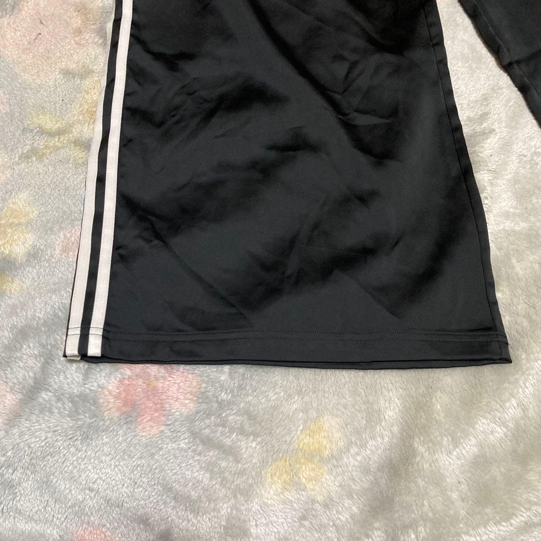 adidas サテンワイドレッグパンツ　2XL