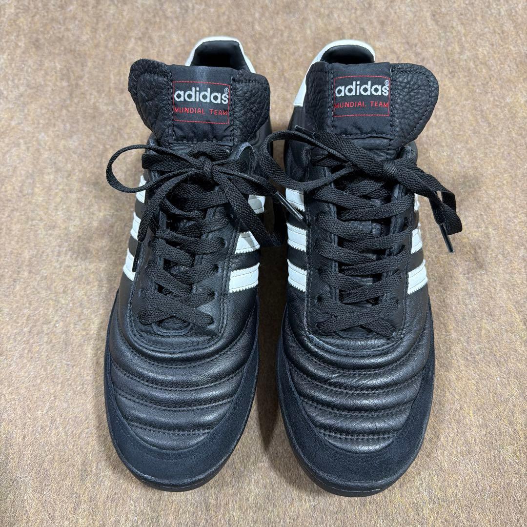 adidas Mundial Team ブラック サッカーシューズ 26cm