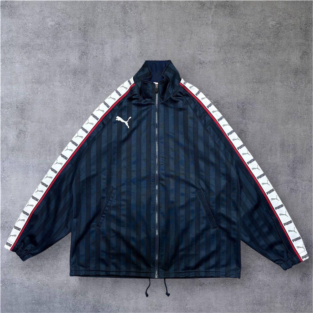 90s PUMA プーマ ジャージ セットアップ 上下 ネイビー Y2K