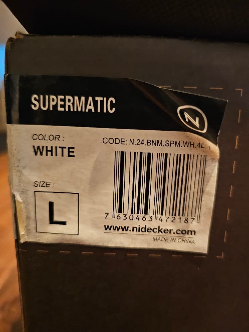 Nidecker Supermatic ビンディング Lサイズ白