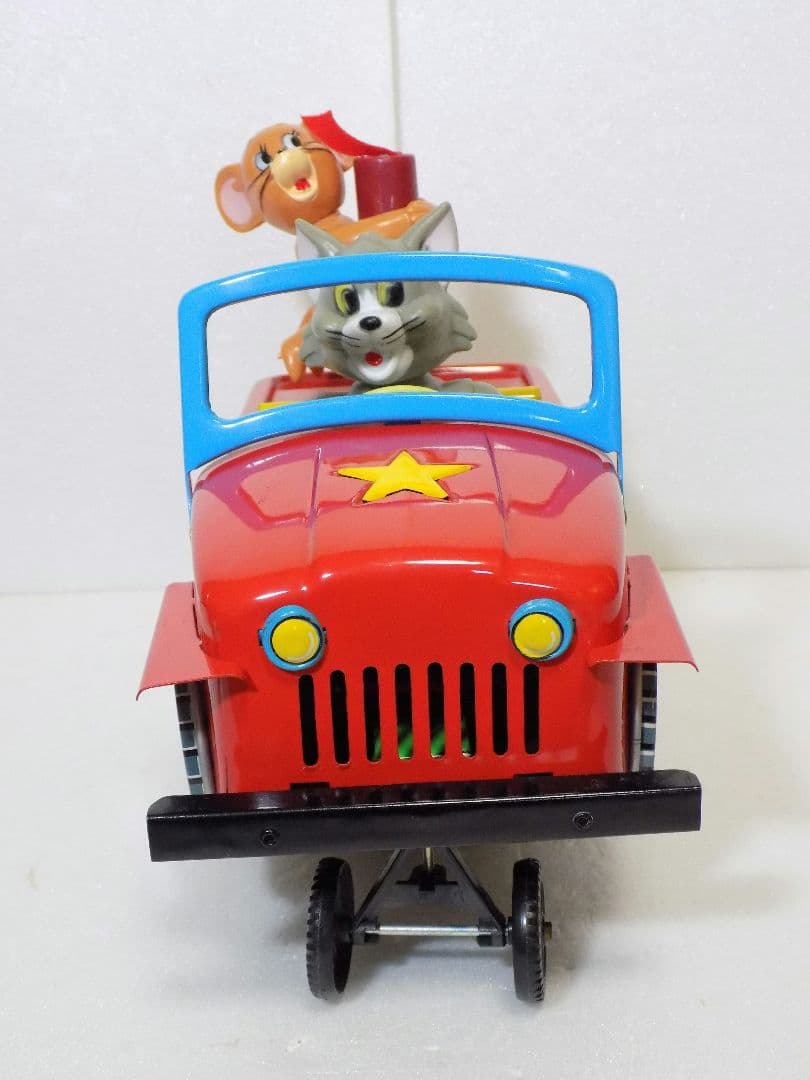 ブリキモダントーイ電動【TOM and JERRY COMIC CAR】動作品